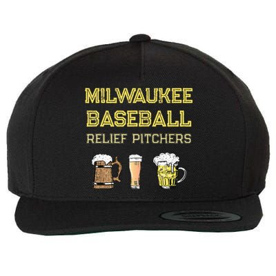 Classic Milwaukee Baseball & Beer Fan Retro Wisconsin Wool Snapback Cap