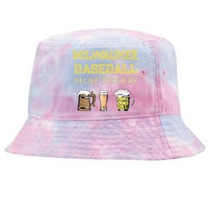 Classic Milwaukee Baseball & Beer Fan Retro Wisconsin Tie-Dyed Bucket Hat