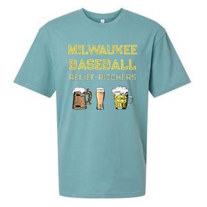 Classic Milwaukee Baseball & Beer Fan Retro Wisconsin Sueded Cloud Jersey T-Shirt