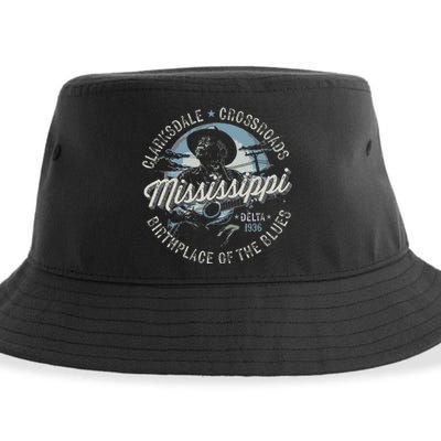 Clarksdale Mississippi Birthplace Of The Blues Sustainable Bucket Hat