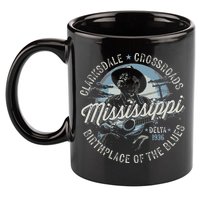 Clarksdale Mississippi Birthplace Of The Blues 11oz C Handle Ceramic Mug