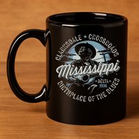 Clarksdale Mississippi Birthplace Of The Blues 11oz C Handle Ceramic Mug