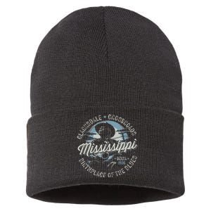 Clarksdale Mississippi Birthplace Of The Blues Sustainable Knit Beanie