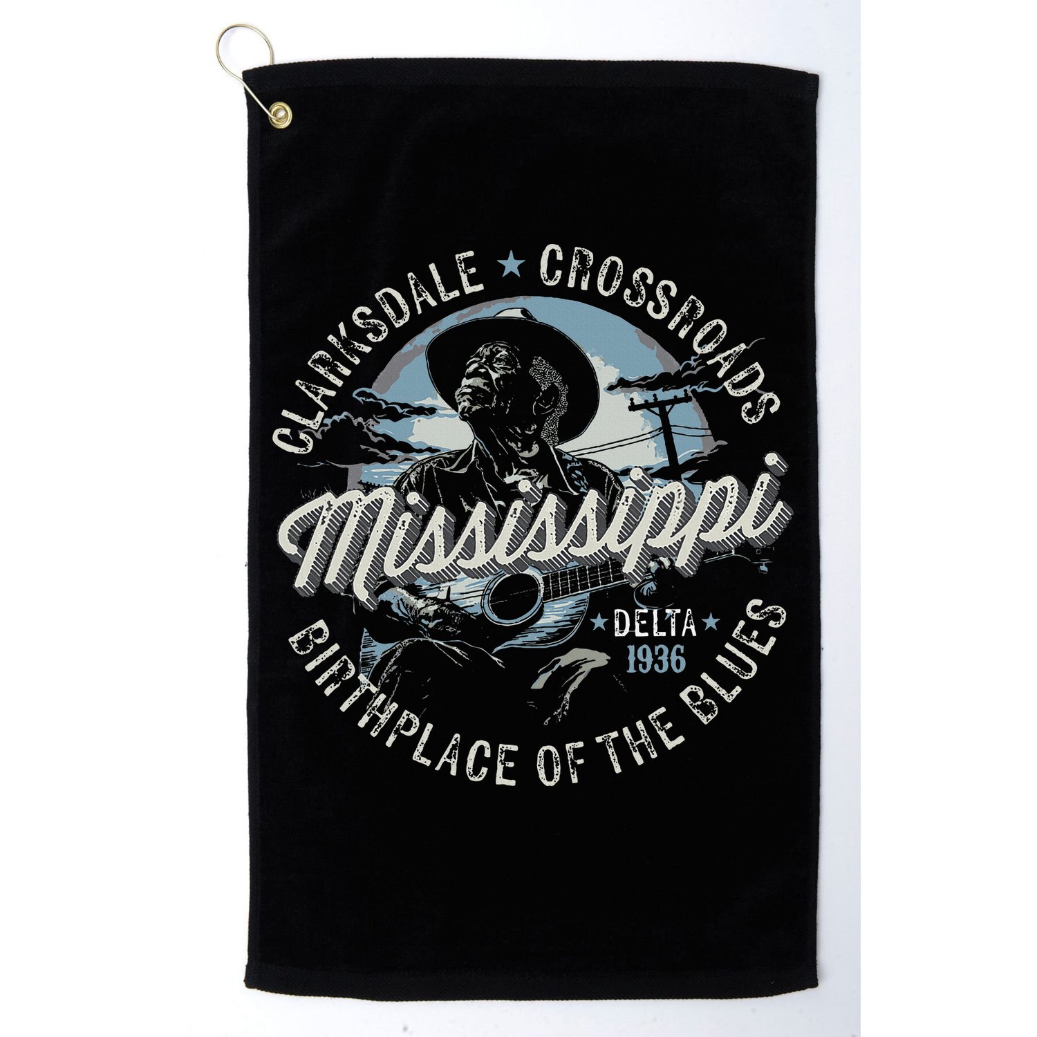 Clarksdale Mississippi Birthplace Of The Blues Golf Towel