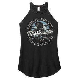 Clarksdale Mississippi Birthplace Of The Blues Women’s Perfect Tri Rocker Tank