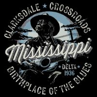 Clarksdale Mississippi Birthplace Of The Blues Womens T-Shirt