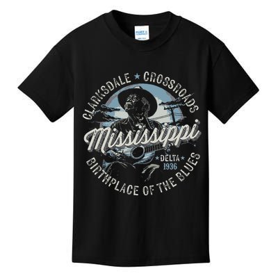 Clarksdale Mississippi Birthplace Of The Blues Kids T-Shirt