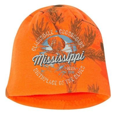 Clarksdale Mississippi Birthplace Of The Blues Kati - Camo Knit Beanie