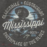Clarksdale Mississippi Birthplace Of The Blues Vector Backpack