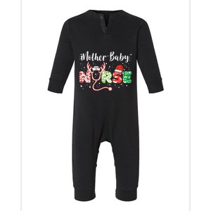 Christmas Mother Baby Nurses Wrap The Best Gifts Gift Infant Fleece One Piece