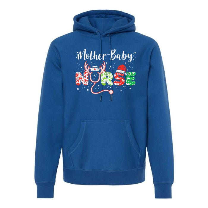 Christmas Mother Baby Nurses Wrap The Best Gifts Gift Premium Hoodie