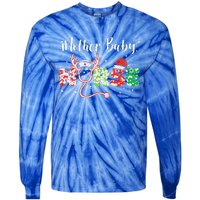 Christmas Mother Baby Nurses Wrap The Best Gifts Gift Tie-Dye Long Sleeve Shirt