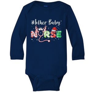 Christmas Mother Baby Nurses Wrap The Best Gifts Gift Baby Long Sleeve Bodysuit