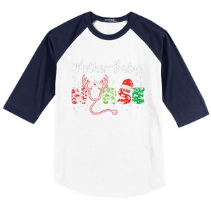 Christmas Mother Baby Nurses Wrap The Best Gifts Gift Baseball Sleeve Shirt