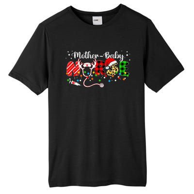 Christmas Mother Baby Nurses Wrap The Best Gifts Tall Fusion ChromaSoft Performance T-Shirt