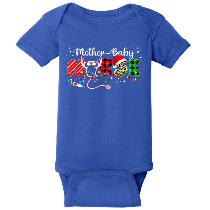 Christmas Mother Baby Nurses Wrap The Best Gifts Baby Bodysuit