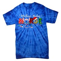 Christmas Mother Baby Nurses Wrap The Best Gifts Tie-Dye T-Shirt