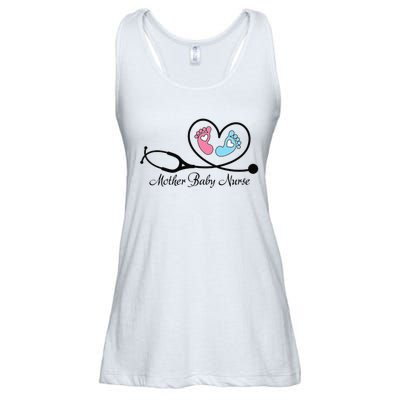 Cute Mother Baby Nurse Postpartum Nurse Mom Baby Nursing Ladies Essential Flowy Tank