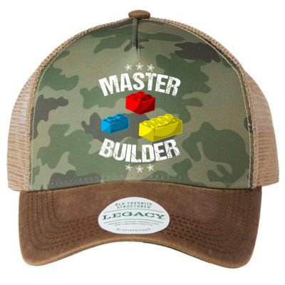 Cool Master Builder Funny Building Blocks Gift Men Women Gift Legacy Tie Dye Trucker Hat