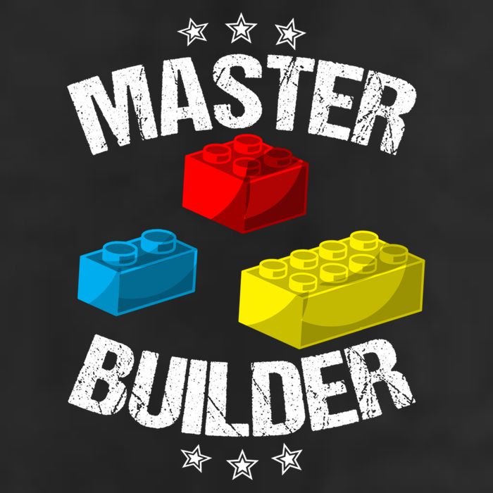 Cool Master Builder Funny Building Blocks Gift Men Women Gift 7 Panel Mesh Trucker Snapback Hat