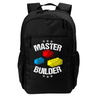 Cool Master Builder Funny Building Blocks Gift Men Women Gift Backpack