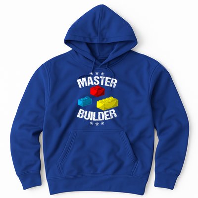Cool Master Builder Funny Building Blocks Gift Men Women Gift Hoodie