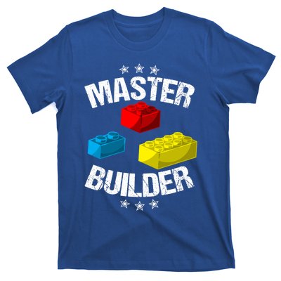 Cool Master Builder Funny Building Blocks Gift Men Women Gift T-Shirt