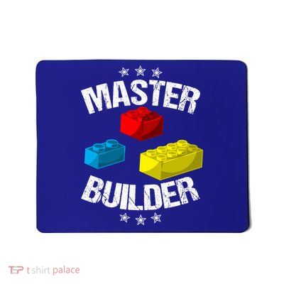 Cool Master Builder Funny Building Blocks Gift Men Women Gift Mousepad
