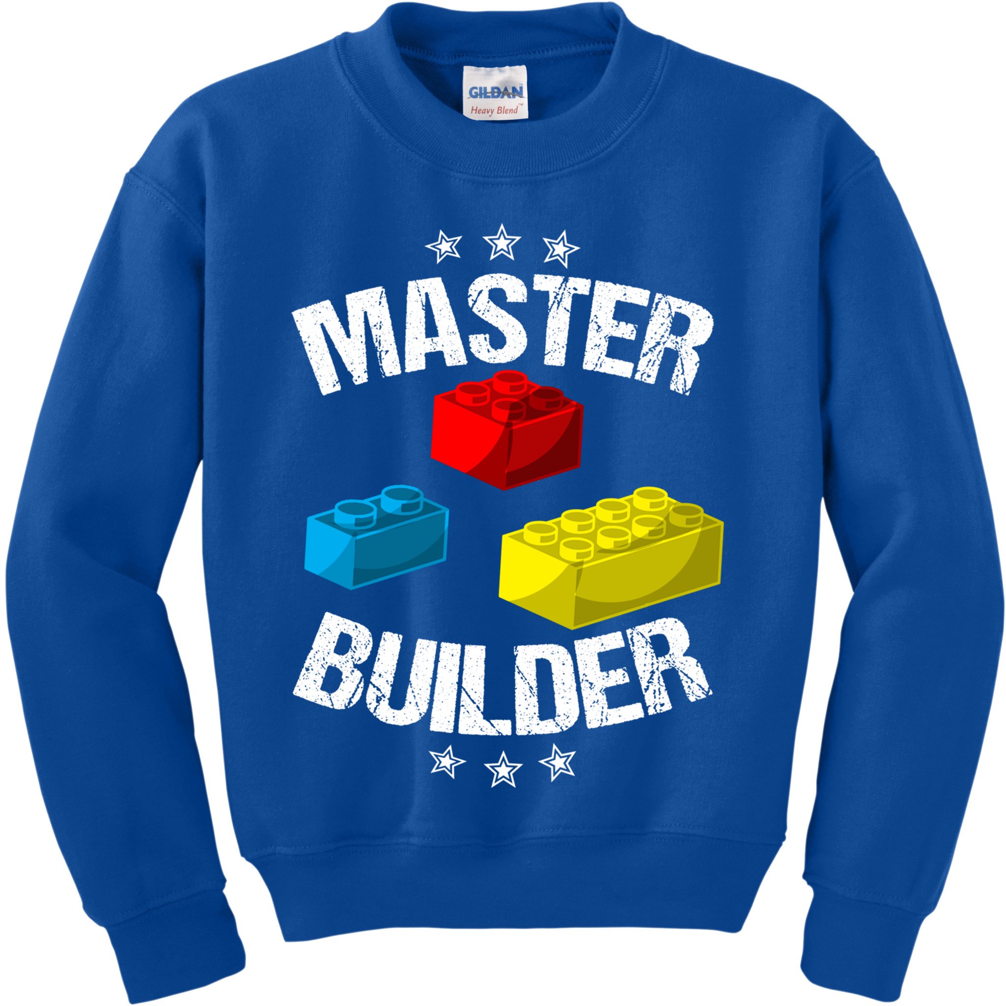 Cool Master Builder Funny Building Blocks Gift Men Women Gift Kids Sweatshirt