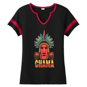 Chama Mma Bjj Boxing Muay Thai Kickboxing Fighter Ladies Halftime Notch Neck Tee