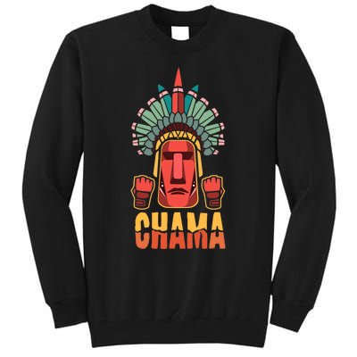 Chama Mma Bjj Boxing Muay Thai Kickboxing Fighter Tall Sweatshirt