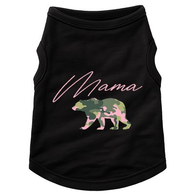 Camo Mama Bear Mama Bear Camo Bear Family Doggie Tank
