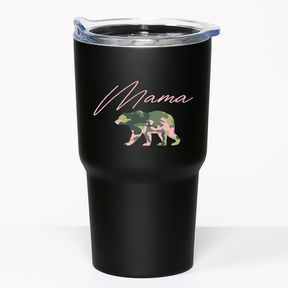 Camo Mama Bear Mama Bear Camo Bear Family Tumbler