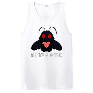 Cute Mothman Believes In You PosiCharge Competitor Tank