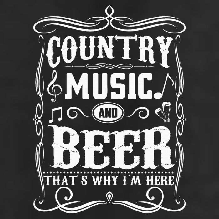 Country Music & Beer ThatS Why IM Here Beer & Music Lover Beanie