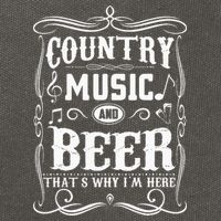Country Music & Beer ThatS Why IM Here Beer & Music Lover Cotton Canvas Backpack