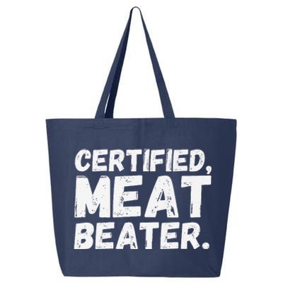 Certified Meat Beater Funny Saying Quote Premium 25L Jumbo Tote