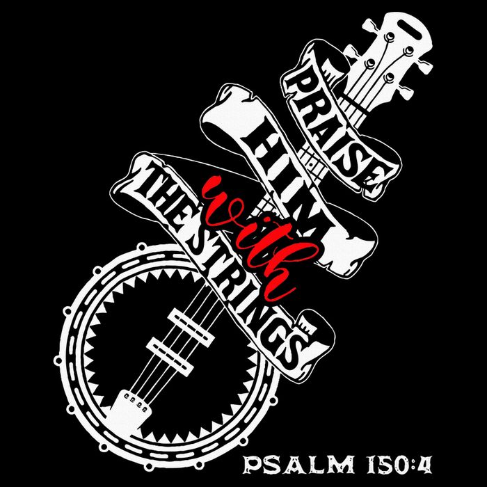 Christian Musician Banjo Bluegrass Praise Him With Strings 16 in Basic Backpack