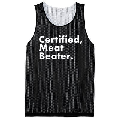 Certified Meat Beater Funny And Cool Mesh Reversible Basketball Jersey Tank