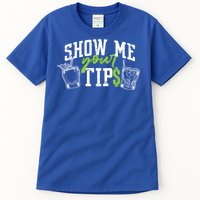 Cocktail Mixologist Bartender Show Me Your Tips Gift Tall T-Shirt