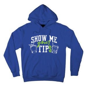 Cocktail Mixologist Bartender Show Me Your Tips Gift Tall Hoodie