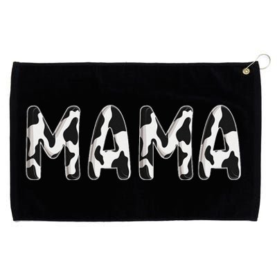 Cow Mama Birthday Family Matching Mothers Day Farm Grommeted Golf Towel