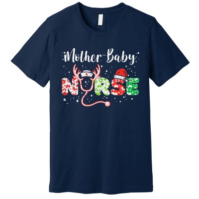 Christmas Mother Baby Nurses Wrap The Best Gifts Gift Premium T-Shirt