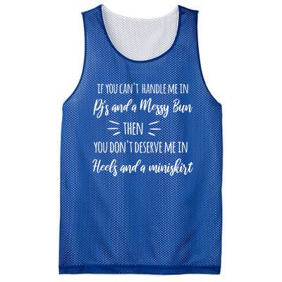 Cute Messy Bun Quote Sassy S Gift Mesh Reversible Basketball Jersey Tank