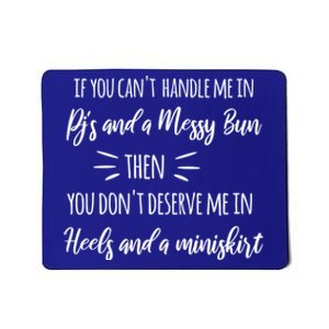 Cute Messy Bun Quote Sassy S Gift Mousepad