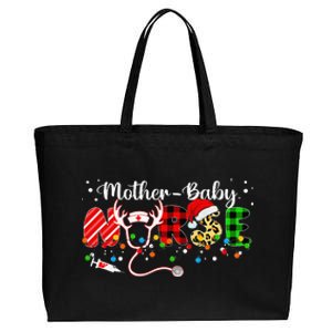 Christmas Mother Baby Nurses Wrap The Best Gifts Cotton Canvas Jumbo Tote