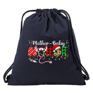 Christmas Mother Baby Nurses Wrap The Best Gifts Drawstring Bag