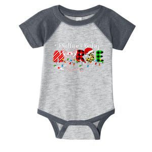 Christmas Mother Baby Nurses Wrap The Best Gifts Infant Baby Jersey Bodysuit