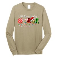 Christmas Mother Baby Nurses Wrap The Best Gifts Long Sleeve Shirt