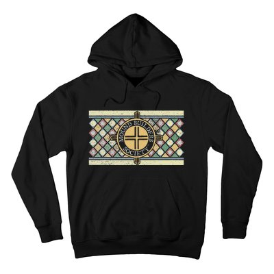 Colorful Mound Builders Society Logo Design Native American Hoodie